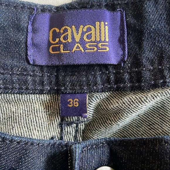 Cavalli Class straight leg jeans  sz 36 - Picture 3 of 8